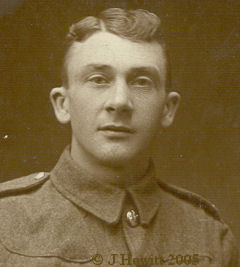 Private James Beesley of the Royal Warwickshires