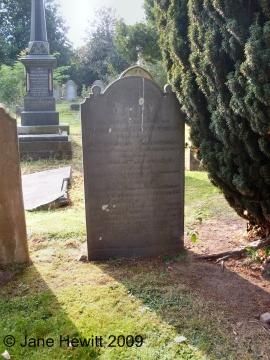 The grave of William Wombwell, Coventry