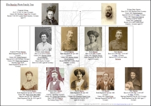 Photo Family Tree researched by Jane Hewitt