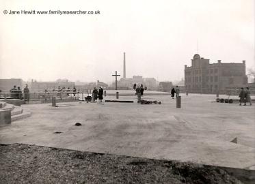 Coventry Cathedral foundations, 1955